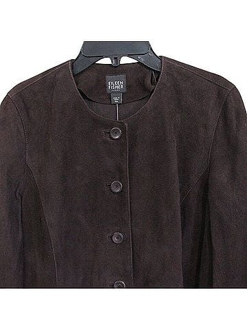Eileen Fisher Round Neck Jacket (view 2)