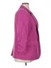 DKNY 92% Rayon 8% Polyester 100% Polyester Solid Pink Blazer Size 16 - photo 3