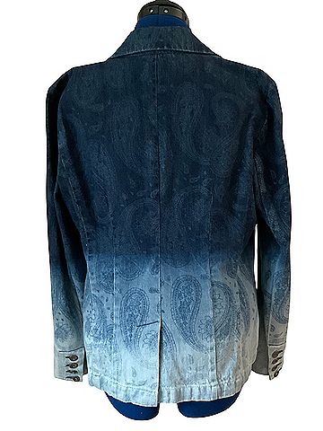 Chico's Platinun denim Blazer (view 2)