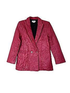 Zadig & Voltaire Visko Cuir Froissé Blazer (view 1)