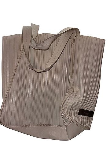 Calvin Klein Leather Tote (view 2)