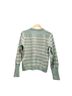 Scott & Scott 100% Cashmere Stripes Blue White Cashmere Pullover Sweater Size M - photo 2