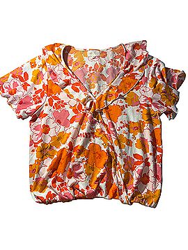 MELLODAY Short Sleeve Blouse (view 1)