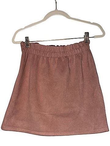 Bishop + Young Leather Skirt (view 1)