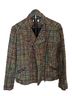 Coldwater Creek Floral Brown Jacket Size 6 - photo 1
