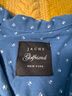 Jachs Girlfriend Floral Blue Button-Down Shirt Size L - photo 3
