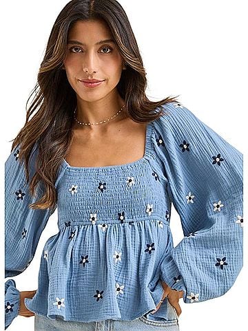 Altar'd State Short Sleeve Blouse (view 2)
