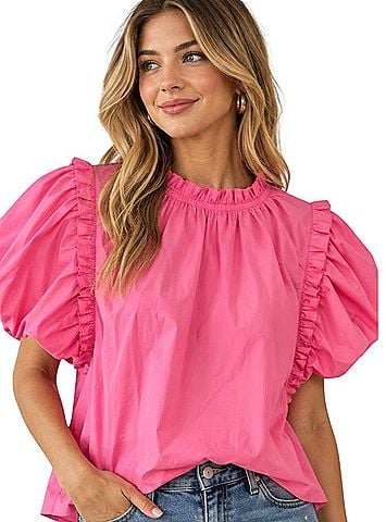 Oddi Short Sleeve Blouse (view 1)