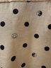 J.Crew 100% Silk Polka Dots Pink Black Button-Down Shirt Size 10 - photo 3