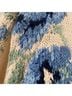 Melbourne Elements Floral Multi Color Ivory Blue Green Pullover Sweater Size M - photo 5