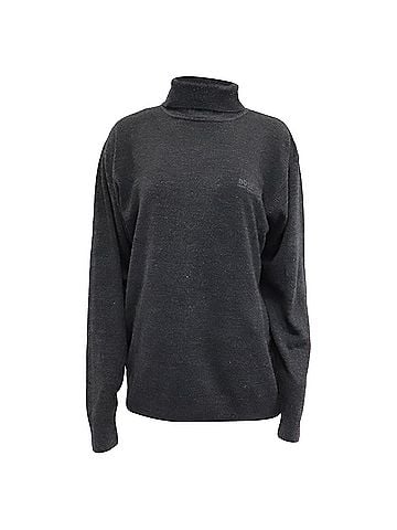 HUGO BOSS Boss Hugo Boss Turtle Neck Sweater in Black Cashmere (view 1)
