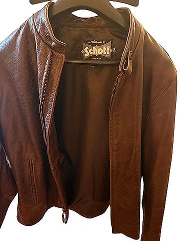 Schott N.Y.C. Leather Jacket (view 1)