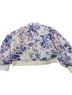 Anthropologie 100% Polyester Floral Blue White Jacket Size 3X - photo 2