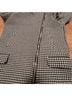 Mona Checkered-gingham Black White Coat Size M - photo 5
