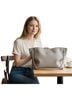 Tory Burch 100% Leather Solid Gray Shoulder Bag One size - photo 2