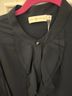 Tory Burch 100% Polyester Solid Blue Casual Dress Size 10 - photo 3