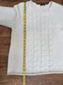 J.Crew 100% Cotton White Ivory Pullover Sweater Size L - photo 6