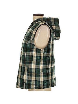 Pixley Plaid Hooded Vest (view 2)