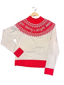 Holiday Time Yoke Pullover Sweater (view 1)