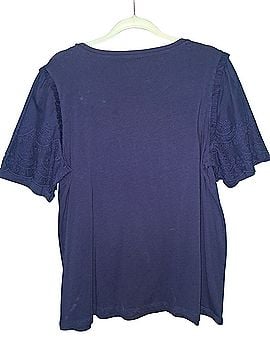 Anne Klein Anne Klein Short Sleeve Blouse (view 2)