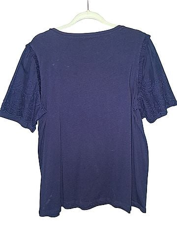 Anne Klein Anne Klein Short Sleeve Blouse (view 2)