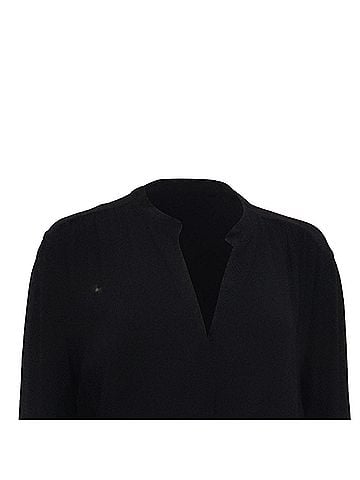 HUGO BOSS Hugo Boss Dibanorah Belted Shirt Dress in Black Viscose (view 2)
