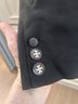 Tory Burch Solid Black Blazer Size L - photo 3