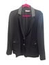 Tory Burch Solid Black Blazer Size L - photo 1