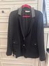 Tory Burch Solid Black Blazer Size L - photo 4