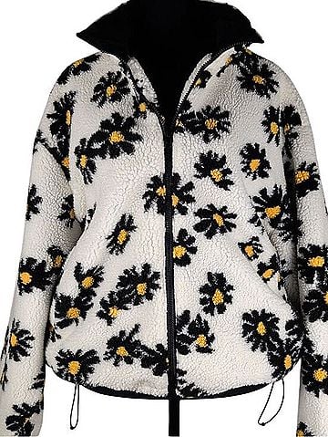 WESC Daisy Sherpa Oversized Full-Zip Jacket Jacket (view 1)