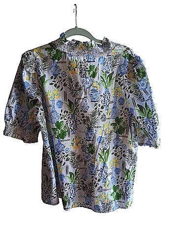 Crown & Ivy Short Sleeve Blouse (view 2)