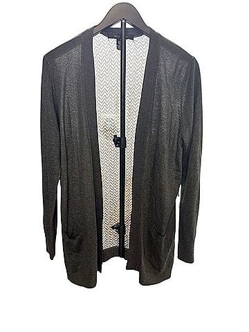 89th & Madison Longline Chevron Back Cardigan Sweater Sweater Vest (view 1)