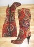 Diba Paisley Multi Color Heels Size 6 - photo 4