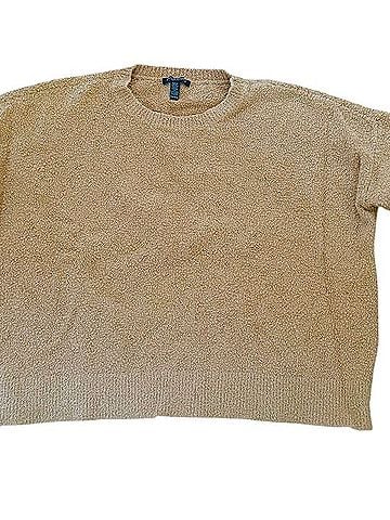 Eileen Fisher Cozy Scoop neck Boucle Sweater Pullover Sweater (view 2)