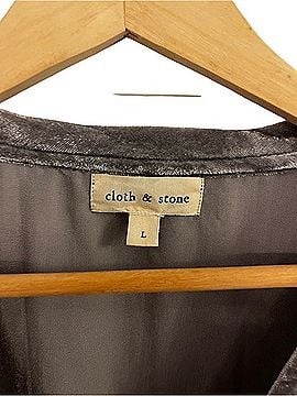 Cloth & Stone Velvet T-Shirt (view 2)