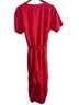 Everlane 100% Linen Red Jumpsuit Size 12 - photo 2