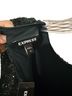 Express Solid Green Black Cocktail Dress Size XS - photo 2