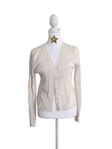 Banana Republic Ribbed Button-Front Cardigan Cardigan (view 1)