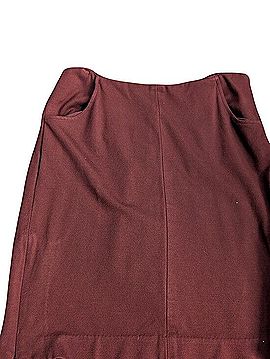 CAbi Rust Mini Skirt with Side Vent Casual Skirt (view 2)