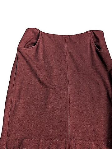 CAbi Rust Mini Skirt with Side Vent Casual Skirt (view 2)