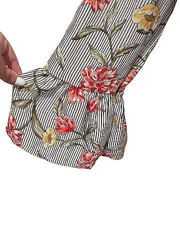 Fred David Floral Scoop-Neck Tunic 3/4 Sleeve T-Shirt (view 2)