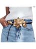 Zara Black Gold Belt One size - photo 1