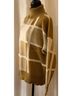 Berkley Jensen Solid Plaid White Brown Tan Pullover Sweater Size L - photo 4