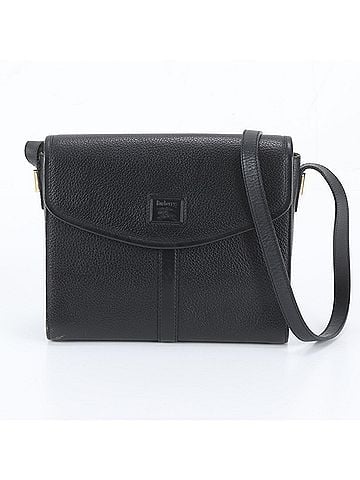 Burberry Burberry Nova Check Leather Shoulder Bag Crossbody Black Tote for Women (view 1)