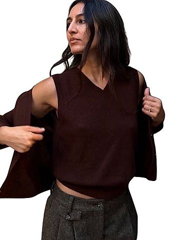 DÔEN Damia Sweater Vest (view 2)