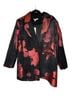 Chico's Floral Jacquard Red Allure Blazer - photo 1