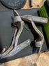 Sam Edelman Snake Print Gray Tan Sandals Size 6 1/2 - photo 4