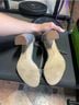 Sam Edelman Snake Print Gray Tan Sandals Size 6 1/2 - photo 3