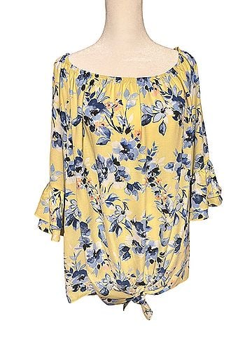 AB Studio AB Studio Short Sleeve Blouse (view 1)