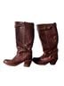 FRYE Leather Zip-Up Riding Boots Heels - photo 1
